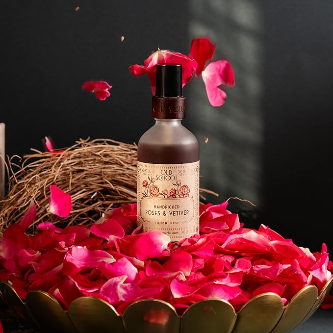 Old School Rituals Roses & Vetiver Face Toner Mist 100ml