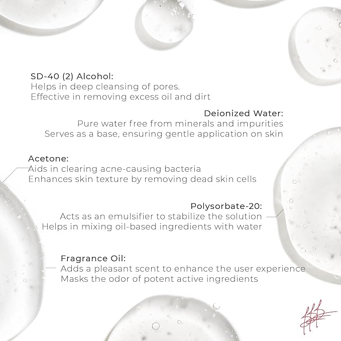 Beverly Hills Dermatology Toner for Oily Skin – Deep Cleansing Astringent, Minimizes Pores, Controls Shine, Reduces Acne for Clearer Skin, 16 oz Bottle