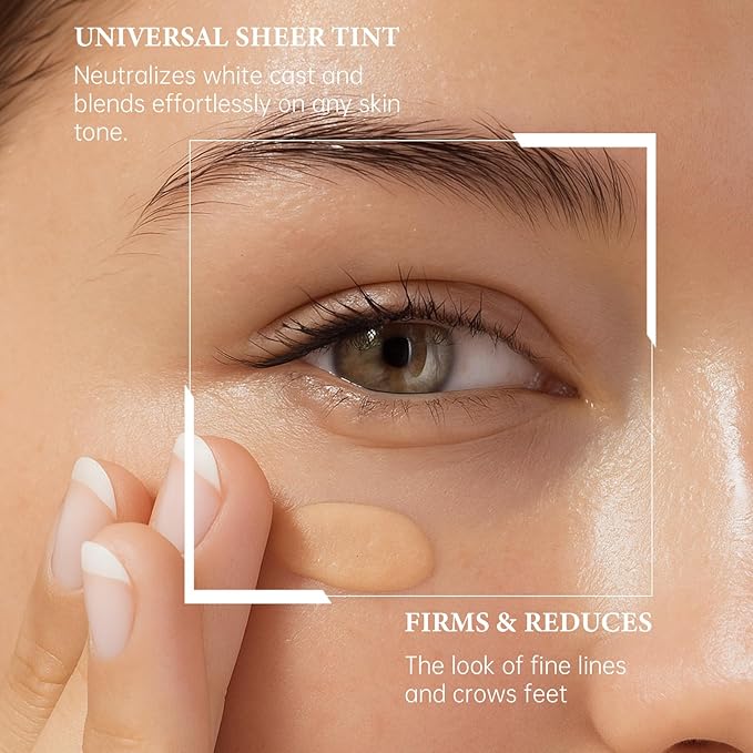 EELHOE Instant Eye Tightener, Perfection Firming Lift Cream Temporary Eye Tightener for Under Eye Bags, Puffiness, Fine Lines & Wrinkles, Firms and Smooths for All Skin Types, 0.67 oz (Silver, 1Pack)