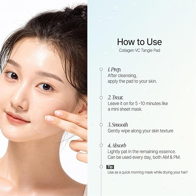 I.st Collagen VC Bounce Pad, Makeup Ready Toner Pads, Vitamin Pore Refining Korean Skin Care Toner for Face, Daily Hydrating Soft Round Gel Mask for Sensitive Skin, Gifts for Women, 70 Count