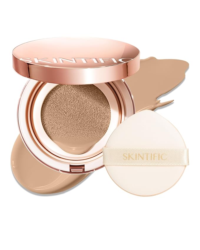 Full Coverage Cushion Foundation #02G Golden Ivory| Satin Glow Finish, Oil-Control & Waterproof, Buildable Tattoo Cover Cushion for All Skin Types