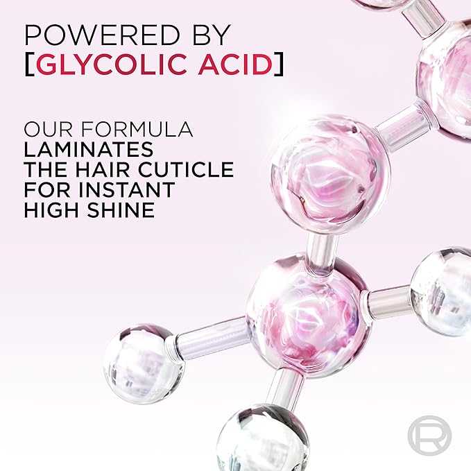 L'Oreal Paris Elvive Glycolic + Gloss Shine Boosting Conditioner, Cleanses and Smooths Dull, Porous Hair Into High-Shine, Glossy Hair, 28 Fl Oz