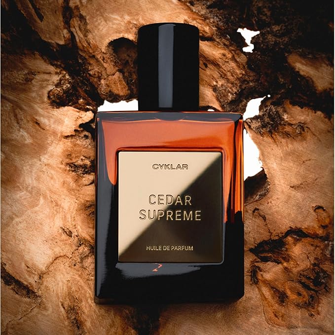 CYKLAR Perfume Oil for Skin – Cedar Supreme Scent – Crisp, Aromatic & Warm Perfume Fragrance with Bergamot, Lavender & Cedarwood Notes – 30ml