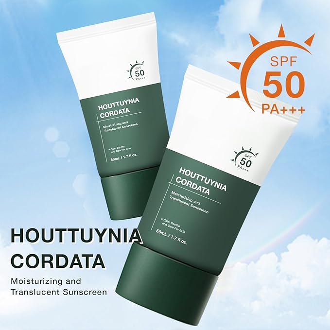 Silky Moisture Sun Cream, Silky Moisture Sunscreen, Moisturizing Sunscreen Korean SPF 50, Daily Hydrating Sun Essence (2PC)