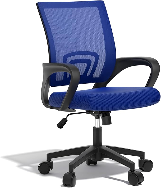 Ergonomic Office Chair 2P - 330Lbs, Breathable Mesh Computer Desk Chair with Lumbar Support & Armrest, Rolling Swivel Adjustable Tilt Lock for Home Office/Gaming, Bedroom Study