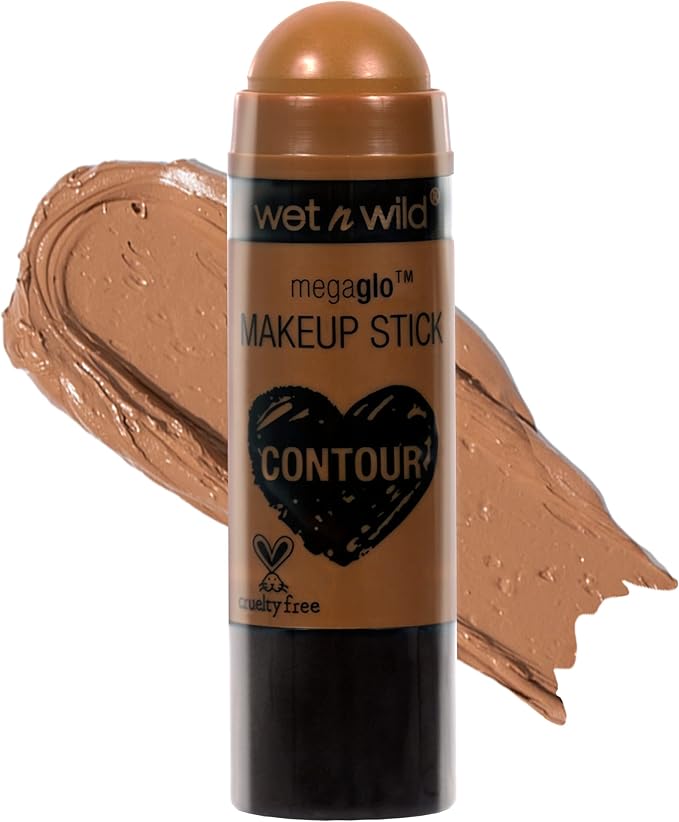 Wet n Wild MegaGlo Makeup Stick Conceal and Contour Brown Oak's On You, 1.1 Ounce, 804a & Makeup Stick Conceal and Contour Blush Pink Floral Majority, 3.5 Ounce & Makeup Stick Conceal and Contour