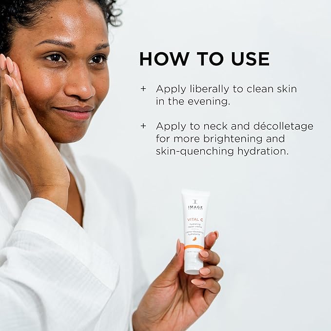 IMAGE Skincare, VITAL C Hydrating Repair Crème, Face Night Cream with Hyaluronic Acid, Discovery Size, 1oz