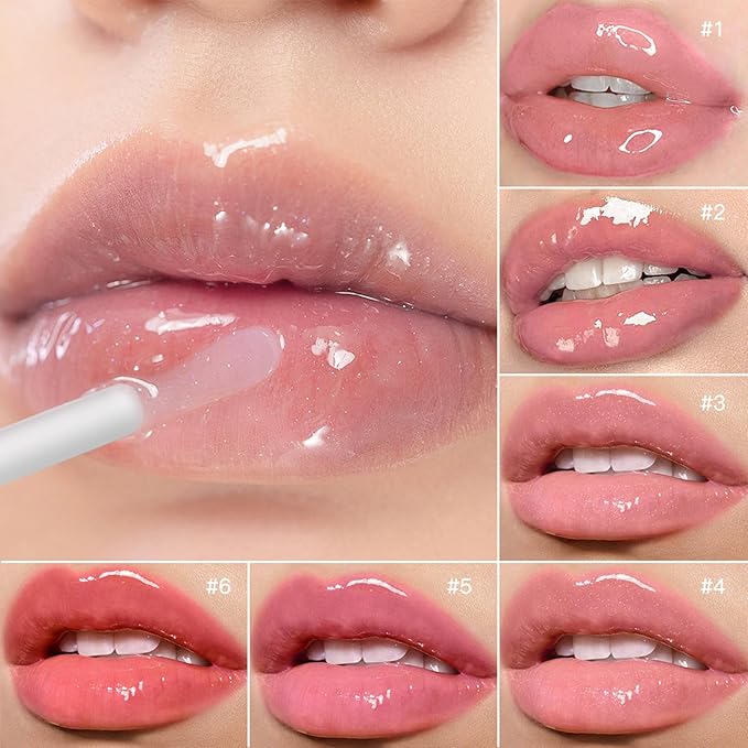 Instant Plumping & High-Shine Gloss Plumping Lip Oil - Ultra-Hydrating & Nourishing, Glossy Finish Lip Glow Oil, Instant Volumizing Effect, Smooth, Soft, Juicy Lips (#4 Twinkle)