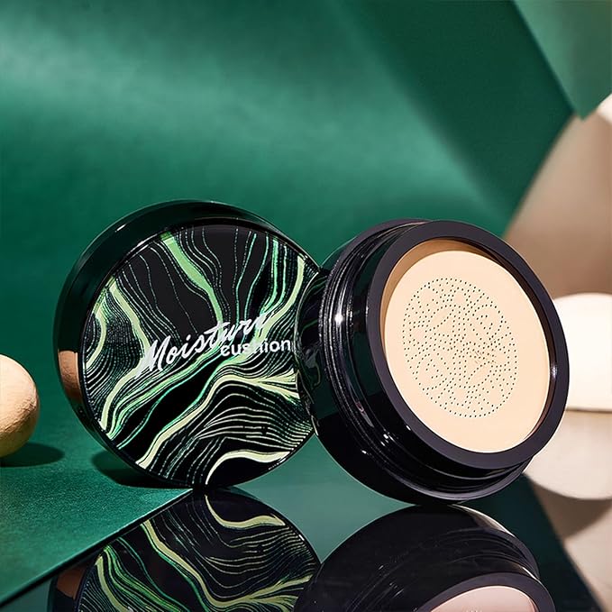 Honey and Pine Makeup, Honey and Pine CC Cream, Mushroom Head Air Cushion CC Cream, Honey and Pine Moisture Concealer Foundation, Honey & Pine Make Up Flawless Light Long Lasting (Natural, 2.99IN)