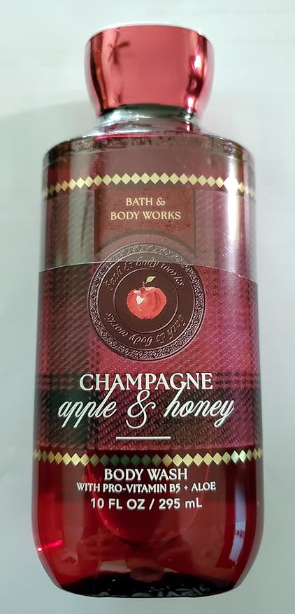 Bath & Body Works Womens Champagne Apple & Honey Body Lotion and Body Gel Wash 2 Piece Set
