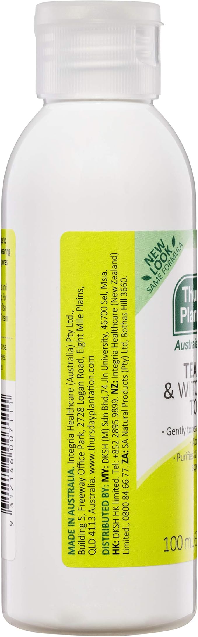 Thursday Plantation - Tea Tree & Witch Hazel Toner (100ml/3.38oz.)