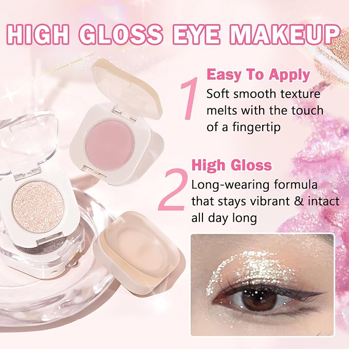Single Eyeshadow Nude Eyeshadow Primers,Dusty Brown Eyeshadow,Ultra Fine Smooth Powder Long Lasting High Pigment Eyeshadow,Daily Korean Eyes Makeup (05 Cinnamon)