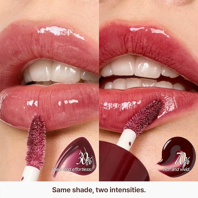 3D Voluming Gloss 70% (Rich) | Scotch 70% l High Shine, Non-Sticky Lip Gloss for Makeup | Long-Lasting, Moisturizing Gel Formula | 30%, 70% Pigment Options | Stocking Stuffers | 5.3g