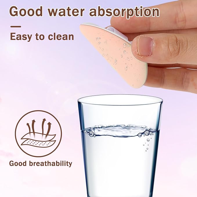 8Pcs Air Cushion Makeup Puffs for Foundation Concealer and Powder Korean Makeup Sponge Puff Teardrop Mix Setting Make Up Cushion Puffs Foundation Sponge for Liquid, Cream, and Powder