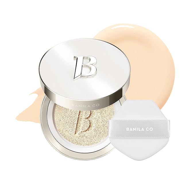 BANILA CO Covericious Ultimate Cover Cushion | Pore Blurring & Seamless Finish | Up to 100HR Long-Wear Matte Foundation | 20 Inclusive Shades | Korean Cushion Foundation (14g / 0.49 oz), 17W FAIR