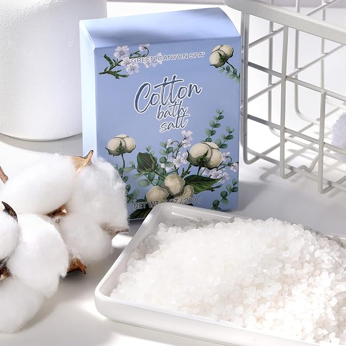 Green Canyon Spa Gifts for Women 10 Pcs Cotton Spa Gift Baskets for Women Luxurious Birthday Gift for Mom Her Friend Sister Wife Mothers Day Gifts for Her Bath and Body Gift Sets Presents for Her