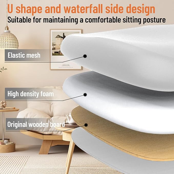 Office Chair, Ergonomic Breathable Mesh Chair,Flip-Up Arms and Adjustable High Back Lumbar Support,Comfy Computer Chair for Home Office (Black/White, 407)