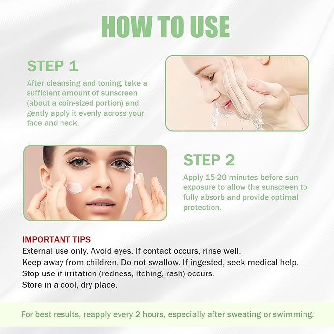 Water-Fit Centella SunSerum SPF50 - Lightweight, Non-Greasy Daily Moisturizing Protection with Centella Extract for All Skin Types