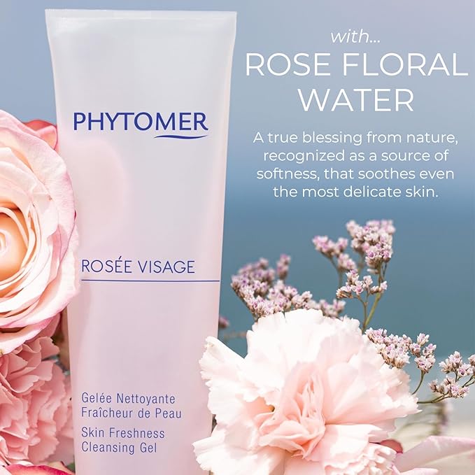 PHYTOMER Rosée Visage Duo: Toning Cleansing Lotion & Face Cleansing Gel for a Refreshing, Radiant Complexion