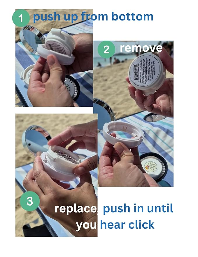 Love Hawaii Sunscreen for Face Sunscreen with Mirror in flip case pocket size