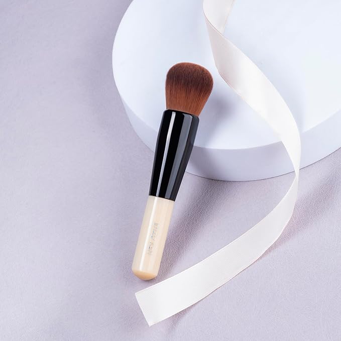 Kabuki Powder Foundation Brush, Powder Contour and Bronzer Brush, Portable Travel Kabuki Foundation Brush, Makeup Brush for Liquid Blush, Cream Foundation Blending. (K800)