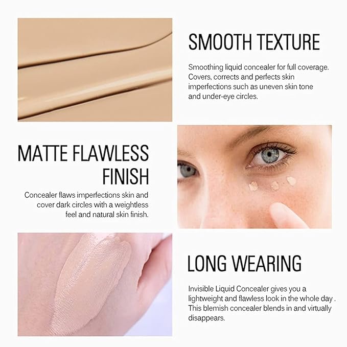 Snail BB Cream Foundation Makeup, Hydrating Tinted Moisturizer BB Cream Full Coverage Foundation Matte Lightweight Long-Lasting Waterproof Color Correcting & Conceals Blemishes
