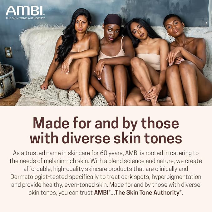 Ambi Even & Clear Daily Skin Tone Kit, 3-Step Regimen for Acne, Dark Spots & Uneven Tone, Cleanser + Toner + Advanced Fade Cream, Salicylic Acid + Niacinamide