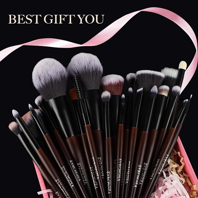 35Pcs Professional Makeup Brushes Set, High End 25 Pcs Make up Tools For Powder Foundation Concealers Blush Eyeshadows and 8 Puff 2 Makeup Sponge. Artist MUST HAVES Travel and Daily (black)