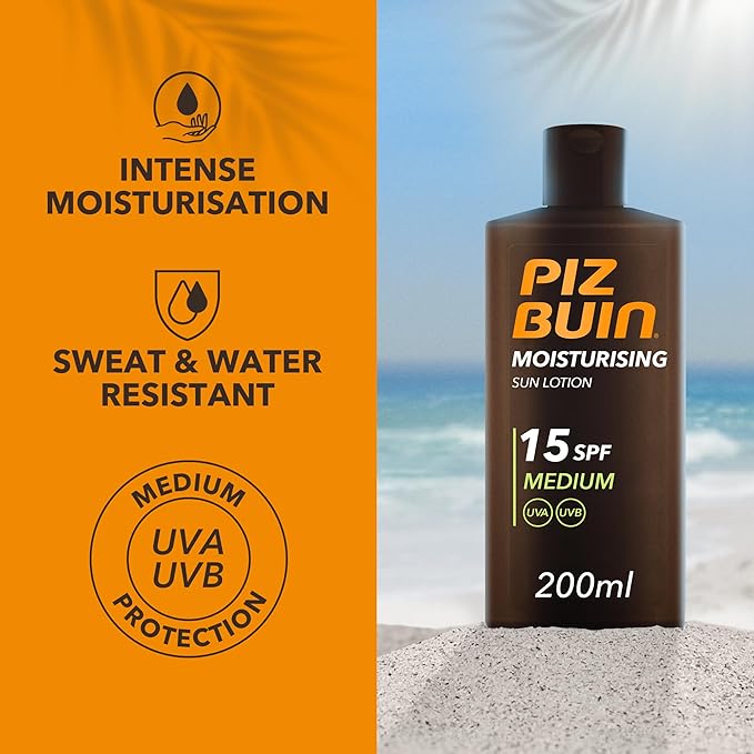 Piz Buin In Sun Moisturising Sun Lotion Spf15 200ml