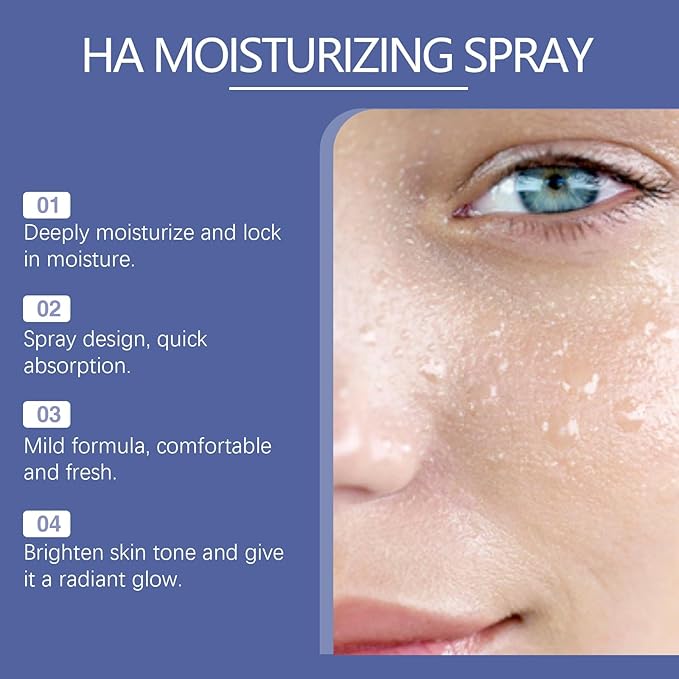 Hydrating Facial Spray - Deep Moisturizing Toner, Quick Absorption, Long-Lasting Hydration, Gentle Formula For Daily Skincare(2PCS)