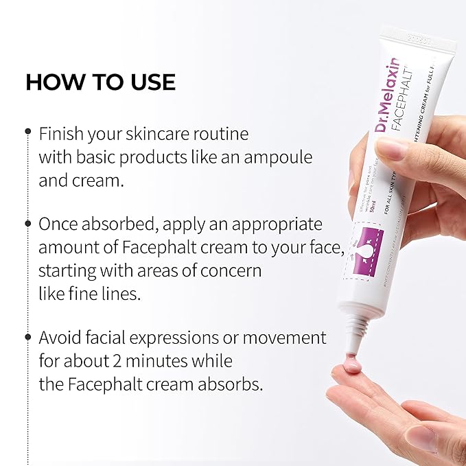 Dr. Melaxin Face Phalt Tightening Cream, 1.7 fl oz (50 ml), Pores, Lifting, Wrinkles, Hali, Sebum, Collagen, Volume, Calamine, Korean Skin Care, Korean Cosmetics