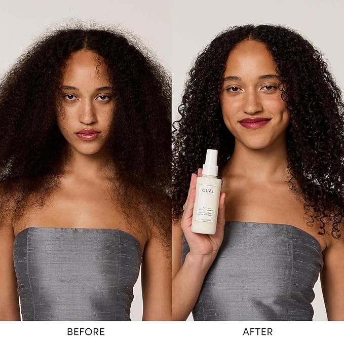 OUAI Leave In Conditioner Full Size + Travel Size Bundle (2 Count)