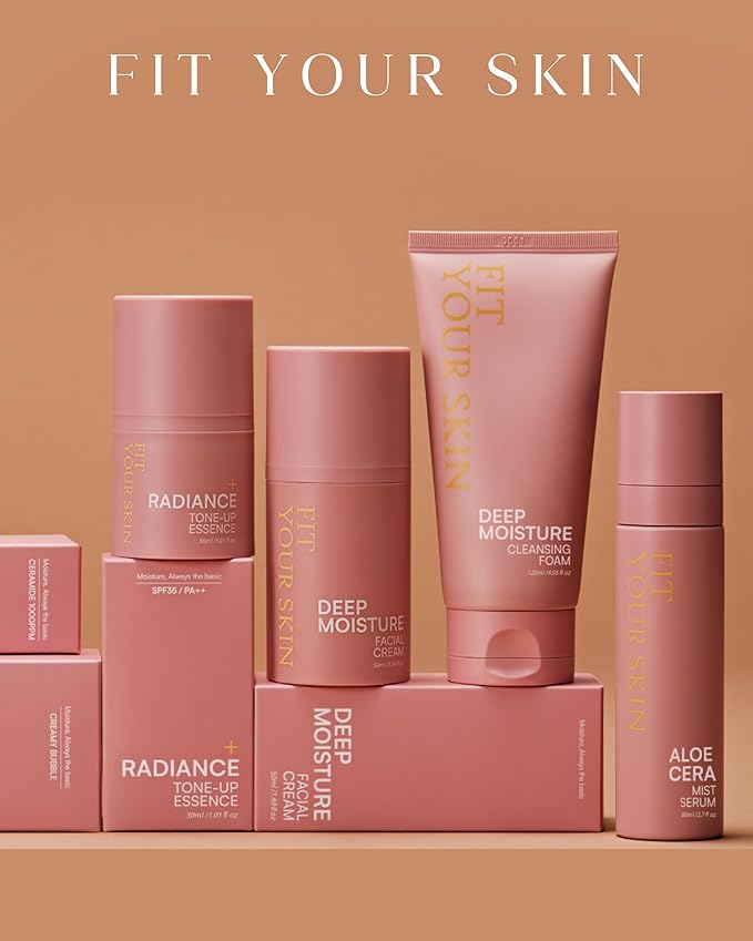 Radiance Tone-Up Essence - Korean Glass Skin Primer | Pink Beige Tinted Moisturizer | Pore-Blur Glow Base | Natural Coverage Dewy Finish | Ceramide Vitamin C | 1.01 fl oz