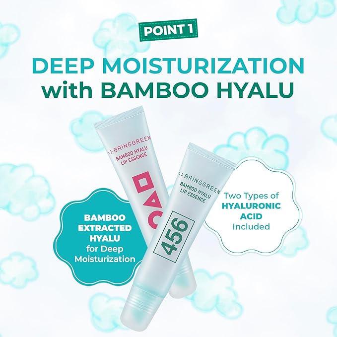 BRING GREEN Tea Tree CICA Sun Cushion + Squid Game Lip Essence Set | SPF 50+ Zinc Mineral Sunscreen & Hydrating Bamboo Lip Duo | Korean Skincare x Netflix Special Edition