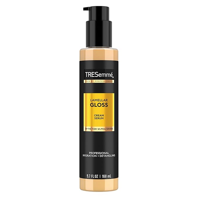 TRESemmé Hydrating & Detangling Cream Serum Lamellar Gloss Ultra Shine Up to 72H 5.7 Fl Oz | Hydrating, Detangling, Ultra Shine, Up to 72H