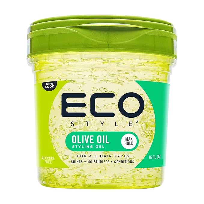 Eco Style Gel Olive Oil Styling - Adds Shine and Tames Split Ends - Delivers Moisture to Scalp - Nourishes And Repairs - Provides Weightless and Superior Hold - Ideal for all Hair - 8 oz