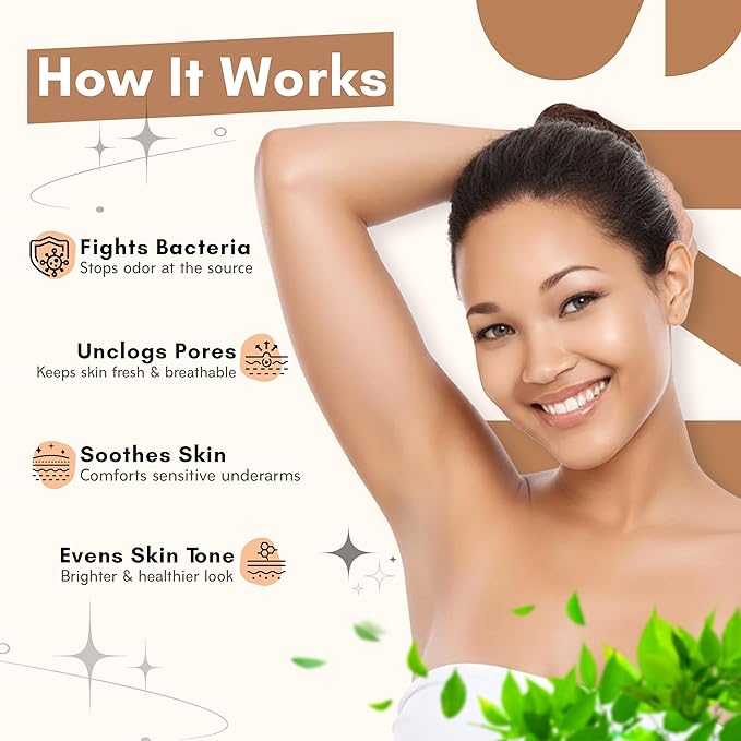 Underarm Toner, Natural Deodorant Primer, 12-Hour Odor Control, Skin Evening & Soothing Formula, Sensitive Skin Friendly - Geranium