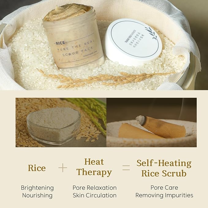 THANKYOU FARMER Rice Pure [Essential Toner + The Real Scrub Pack] Bundle