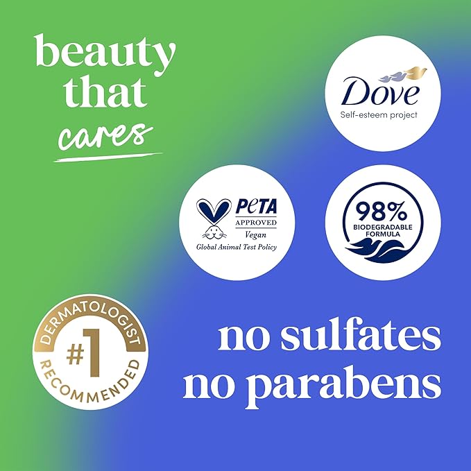 Dove Body Wash Travel Essentials Variety 2-Pack – Refreshing Cucumber & Green Tea + Deep Moisture Nourishing Body Washes, 3 Oz Ea