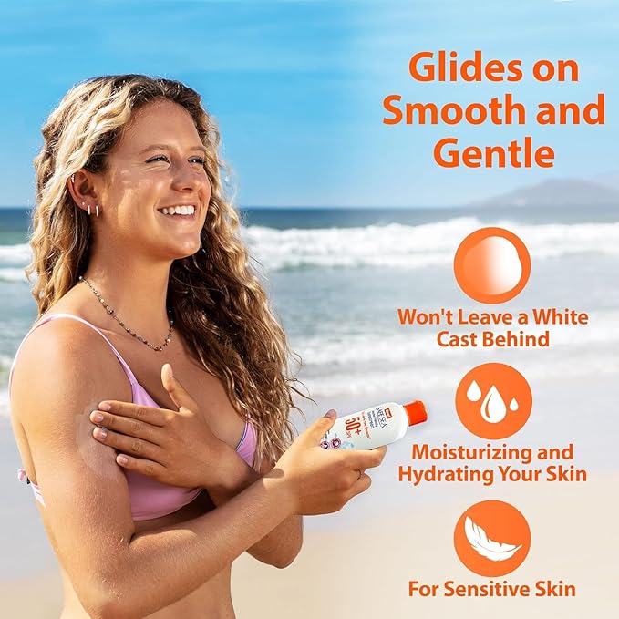 Safe Sea SPF 65+ Sport Sunscreen Lotion 4oz, Jellyfish and Sea-Lice Sting Protection, Super Water and Sweat resistant, Biodegradable, Easy to apply. 4Oz (118ml), Pack of 1