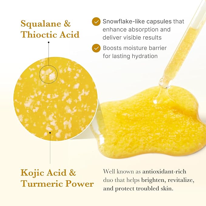 medicube Deep Vita C Clear Capsule Serum Duo: Kojic Acid Turmeric Capsule Serum and Deep Vita C Capsule | Tone Balancing Care Duo, Korean Skincare