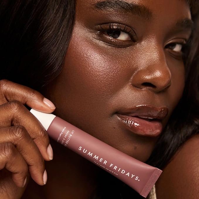 Summer Fridays Tinted Lip Butter Balm - Conditioning Vegan Lip Balm for Instant Moisture, Shine & Hydration - Sheer-Tinted, Soothing Skincare - Brown Sugar (.5 Oz)