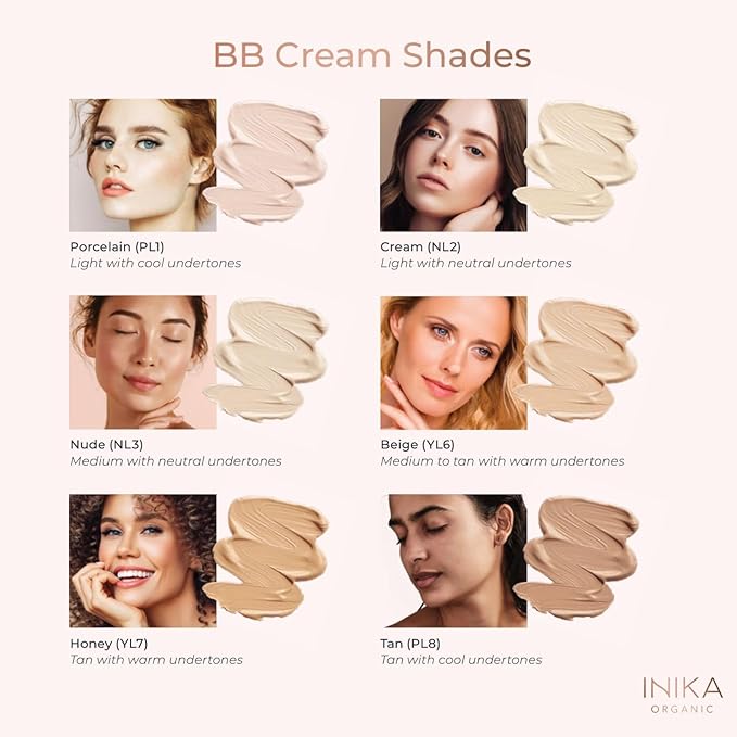 INIKA Organic Toffee BB Cream, 1.05 OZ