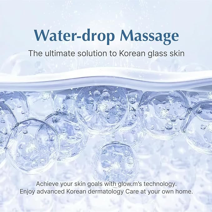 Booster Sonic with Moisture Booster Gel (240g) | Korean Beauty Massager for Glass Glow Skin | 6-in-1 Glass Skin Wand