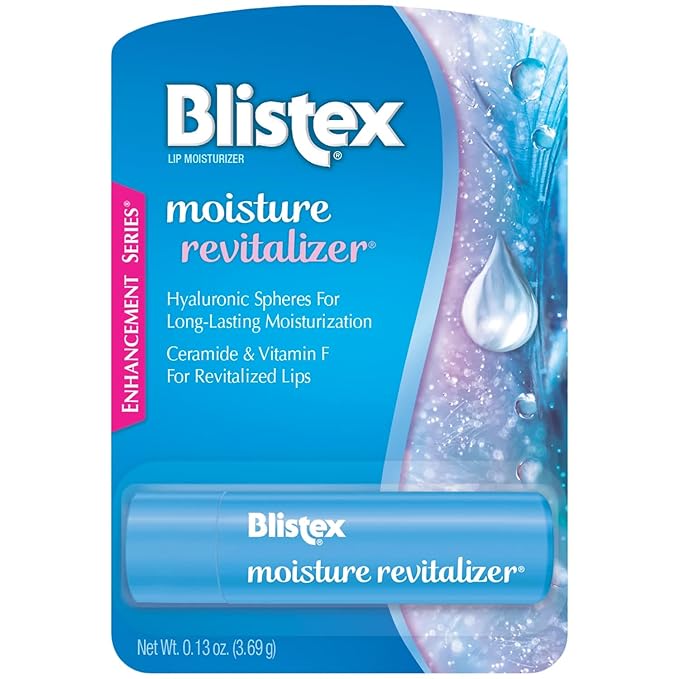 Blistex, Moisture Revitalizer, Lip Balm, Lip Moisturizer, Hydration, Ceramide Formula, 0.13 Ounce