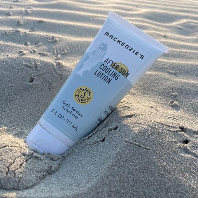 MacKenzie's After Sun Cooling Lotion - Gifts for Men - Gifts for Fishermen - Gifts for Cooks - Gifts for Gardeners - Natural Body Lotion - Cooling Lotion - 6 oz