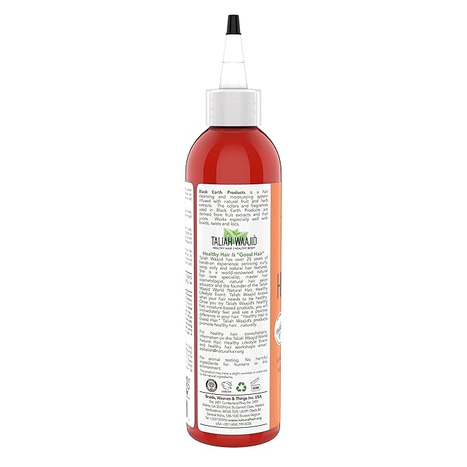 Taliah Waajid Black Earth Products African Healing Oyl | Total Body Oil | Softens, Moisturize, Coats, and Protects Hair & Skin | Infused with Vitamin E, Olive Oil, and Sunflower Oil- 8oz (T128) 4-Pack