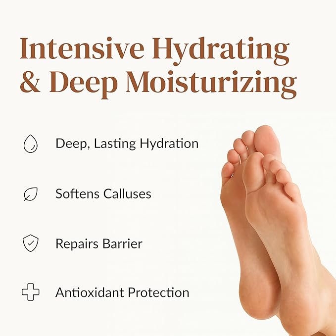 Epielle Hydrating & Moisturizing Hand & Foot Masks, Relieve and Soften Dry, Rough Skin, Self Care Gifts for Women, Spa Kit, Easter Basket Stuffers, 6 Moisturizing Gloves & 6 Moisturizing Socks