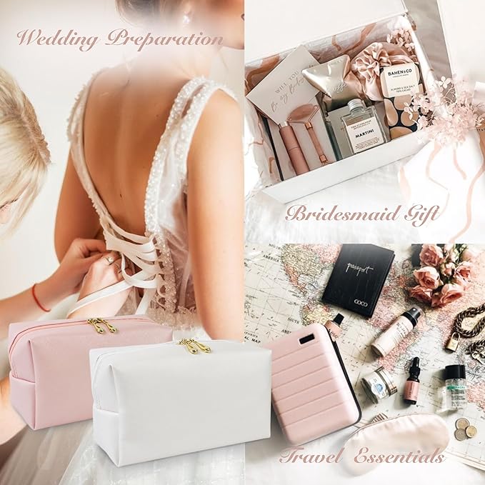 Women's Wedding Emergency Travel Kit 45 Essential Items for Brides Bridesmaid All-In-One Daily Beauty Style Set With Makeup Brushes (Bianca Luxe)