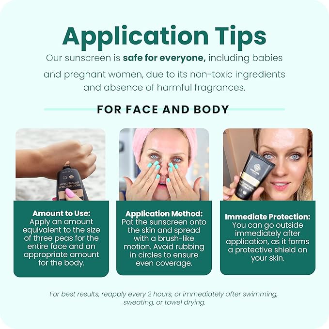 Gin Amber Beauty Mineral Tinted SPF 25 - Toxic Free Face Sunscreen and BB Cream for Women with Sensitive Skin - Revolutionary Zinc Oxide Formula - Improves Fine Lines and Uneven Skin Tone